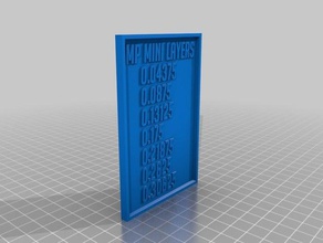 mono price mini ideal layer height plate 3d printer accessories monoprice select 3d print model - Mito3D