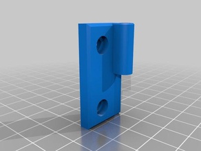 another hinge replacement parts 5mm door enclosure offset 3d print model - Mito3D