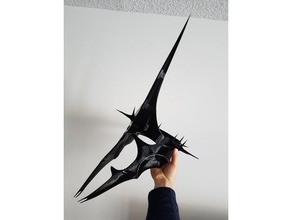 el señor de los anillos bruja - rey helm lifesize props 3d print model - Mito3D