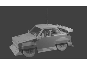 sunta customs driftcar vehicles banana car drift fruit 3d print model - Mito3D