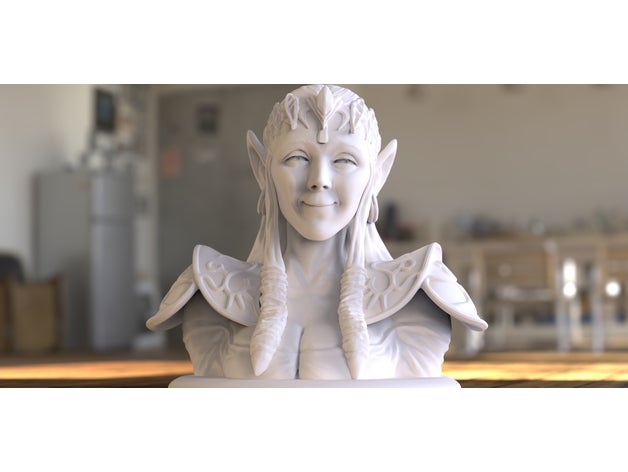 princess zelda sculptures legend 3D print model - Mito3D