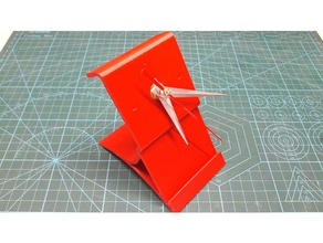 Lage clock-card-Inhaber office card-Inhaber Uhr druckbare Projekt Tisch-Uhr 3d print model - Mito3D
