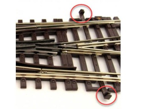 tringlerie verser aiguillage roco dkw15 L'impression 3d le train 3d print model - Mito3D