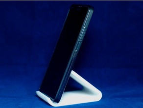 universal phone stand lignes parallèles version téléphone mobile pour 3d print model - Mito3D