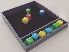 grande dados de la bandeja juguetes y accesorios juego juegos mesa boardgaming tablero 3d print model - Mito3D