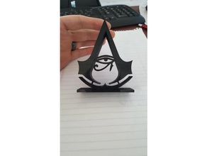 assassin's creed w eye horus signs & logos ac origins assassins egyptian 3d print model - Mito3D
