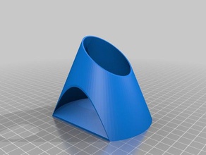 conic curves pencil holder engineering conical eliptical hyperbolic math art parabolic 3d print model - Mito3D