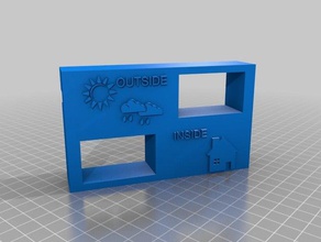out thermometer office inside outside temperature 3d print model - Mito3D