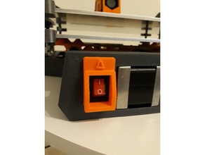 protezione bouton off dagoma Stampante 3d parti il coperchio discoeasy 200 la 3d print model - Mito3D