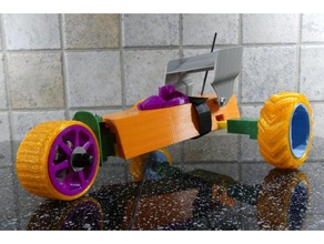 r c brushless tricycle véhicules 3d print model - Mito3D