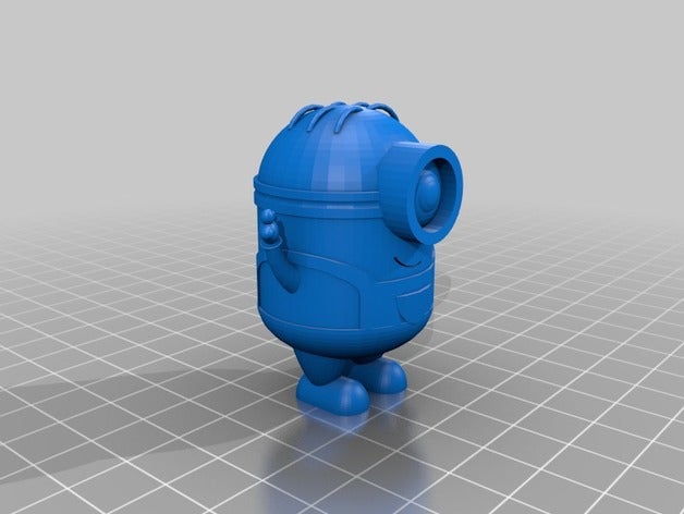 minion 3d-drucken einfach Schergen 3D print model - Mito3D