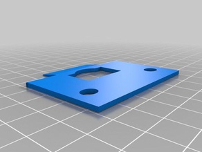 strike plate shifted 3d print model - Mito3D