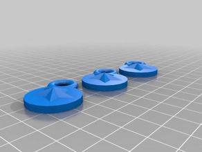 star medal keychains 3d print model - Mito3D