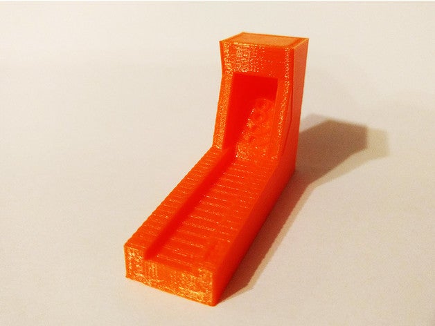 skeeball macchina mobilia di modello 28mm 35mm palla la sala da gioco tavolo in miniatura camera skee 3D print model - Mito3D