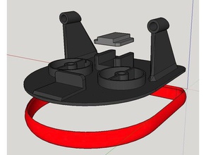 tinywhoov tpu gonna giocattolo & accessori di gioco piccolo hoov hovercraft whoov tinyhoov tinywhoover 3d print model - Mito3D