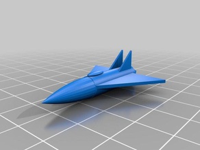 caça a jato A impressão 3d jet 3d print model - Mito3D