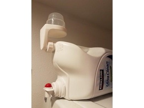 laundry detergent cup drain kirkland 126 loads size household 3d print model - Mito3D
