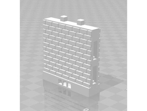 openlock compatible brick wall buildings & structures wargames wargaming scenery 3d print model - Mito3D