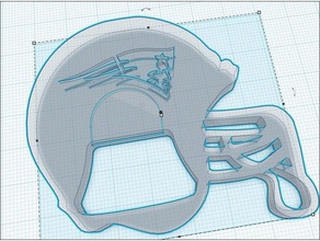 patriotas centavo abridor de botellas cocina y comedor fútbol la nfl los penny super bowl 3d print model - Mito3D