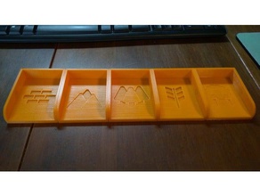magnetische catan-Karte-Tablette Spiele Brettspiel Zubehör Karte einlegen catan magnetic Siedler 3d print model - Mito3D