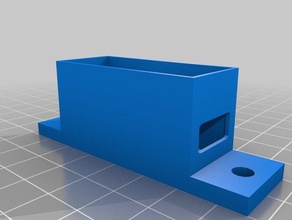 single relay box cage rack mounting 3d printing 3d print model - Mito3D