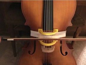cello bow guide music 3d print model - Mito3D