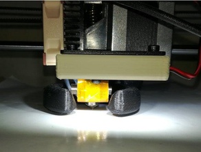 extruder led strip holder wanhao duplicator i3 3d printer accessories mods 3d print model - Mito3D