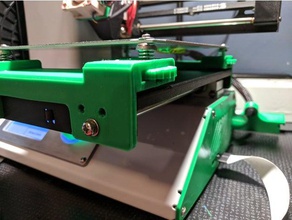 monoprice select mini thumbwheel leveling system 3d printer parts mp 3d print model - Mito3D