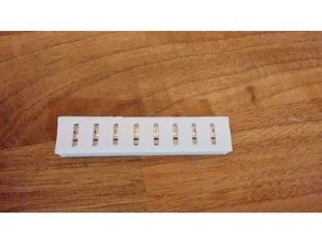 adafruit neopixel stick liegt Requisiten blaster led-Streifen Lichtschwert 3d print model - Mito3D