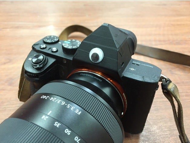 sony a7 gen2 pirâmide tampa da sapata câmera 3D print model - Mito3D