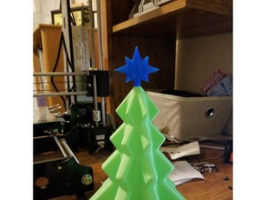 star christmas tree art 8bitfpv god good vase vasemode 3d print model - Mito3D