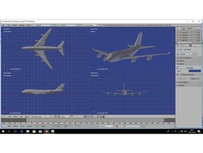 747 passe-temps 3d print model - Mito3D