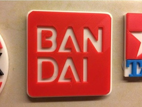 bandai-logo Schilder & logos 3d print model - Mito3D