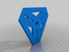 anycubic kossel plus upper filament reel platform 3d printer accessories 3d print model - Mito3D