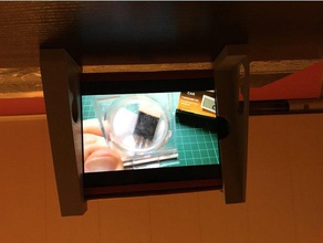 ipad tutucu ıkea malm yatak Başlığı tablet 3d print model - Mito3D