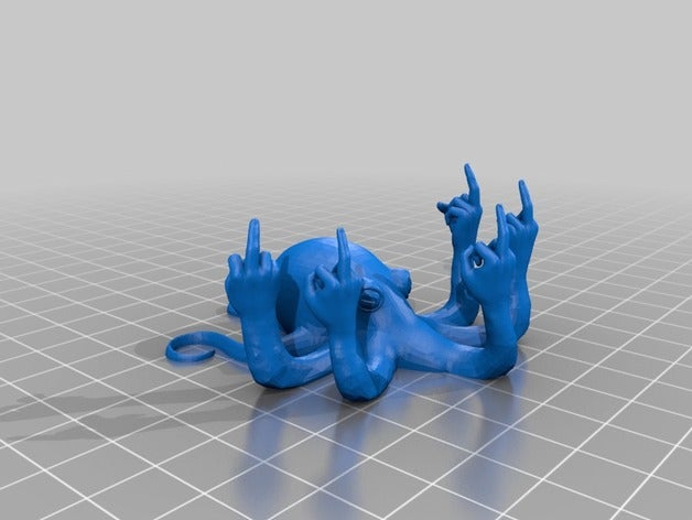 fucktopus las esculturas 3D print model - Mito3D