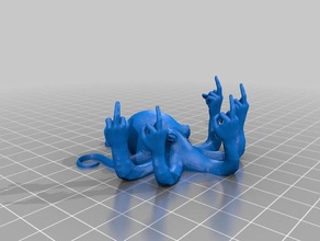 fucktopus las esculturas 3d print model - Mito3D