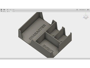 mantic walking dead-card-Inhaber Spielzeug & game Zubehör Brettspiel card-Inhaber 3d print model - Mito3D