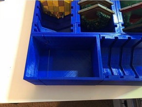 Siedler catan magnetischen Stücke, die modular box-Speicher Spiele 3d print model - Mito3D