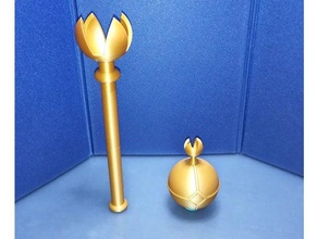 scepter orb cosplay costume coronation created freecad 3d print model - Mito3D
