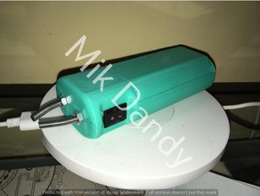3d printing stun gun electroshock danger high ac diy taser 3d print model - Mito3D