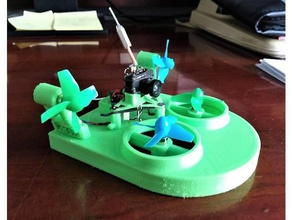 k3d tiny whoov version 1 r c vehicles hovercraft micro rc tinywhoover whoop whoover 3d print model - Mito3D