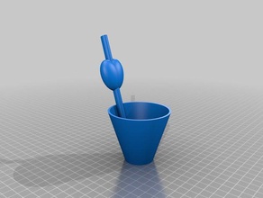 heart cup v2 kitchen & dining 3d print model - Mito3D