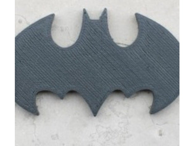 logo di batman segni e loghi 3D print model - Mito3D