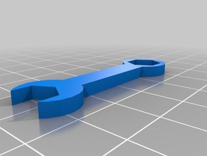 m5 nut wrench hand tools m5 nut m5 wrench nut wrench 3d print model - Mito3D