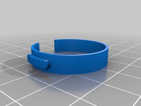 kirby vacuum cleaner hose clamp replacement parts 3d print model - Mito3D