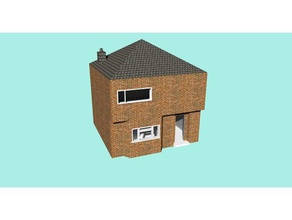 basic house buildings & structures model 3d print model - Mito3D