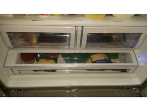 pergo samsung geladeira gaveta de reparação rfg297aars cozinha e sala jantar abs correcção modelo pla frigorífico lidar ímã prateleira haste 3d print model - Mito3D