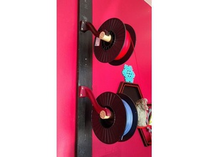 elegante spool-Halter 3d Drucker Zubehör erstellen Sie cafe Dübel elegant filament Halter spool 3d print model - Mito3D