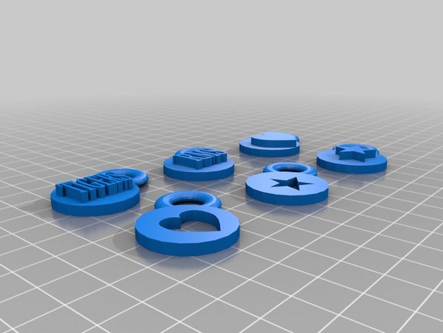 tags 12 3d-drucken 3D print model - Mito3D